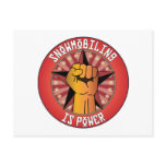 Snowmobiling Is Power Postcards