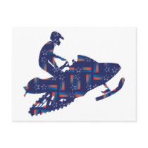 Snowmobiling/Shooting-Star-Sledder Post Cards