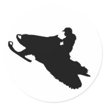 snowmobiling sticker