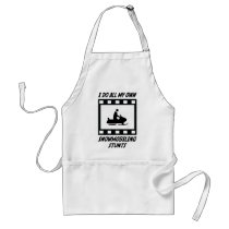 Snowmobiling Stunts aprons by whatitis Snowmobiling Stunts aprons