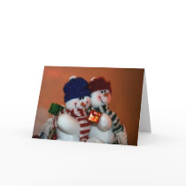 Snowpeople Holiday Card by sruhs Snowpeople Holiday Card