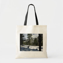 Snows In Flagstaff At Arizona And On Mt. Elden Tote Bags