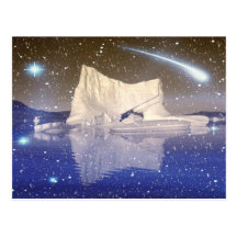 Snows Somewhere in Space Postcard