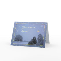 Snowscape (customizable) cards