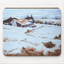 Snowscape Mousepad by robertfaggartist Snowscape Mousepad