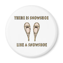 Snowshoe magnets by CroughsCorners Snowshoe magnets