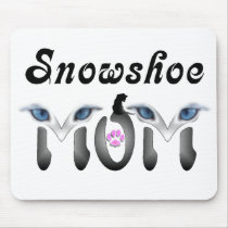 Snowshoe Mom Gifts mousepads