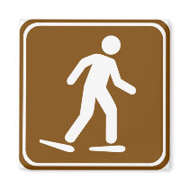Snowshoe Trail Highway Sign magnets by wesleyowns Snowshoe Trail Highway Sign magnets