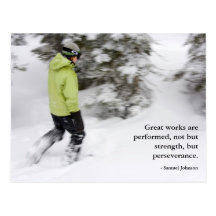 Snowshoeing Perseverance (postcard)