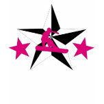 snowSTARz. pink boarder. t-shirts