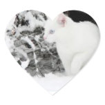 Snowstorm love sticer stickers