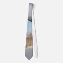 Snowy Barbwire Fence Ties