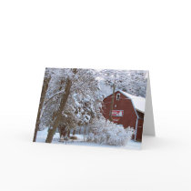 SNOWY BARN cards by patsarts SNOWY BARN cards