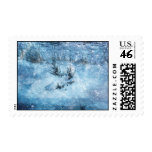 Snowy Beauty Postage Stamps