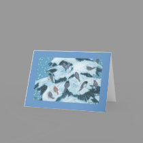 Snowy Birds cards