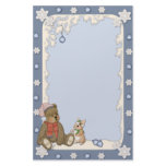 Snowy Christmas Bear & Bunny stationery