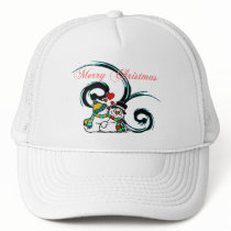 Snowy Christmas Love Hat