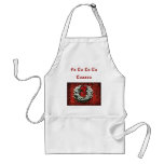Snowy Christmas Wreath Apron
