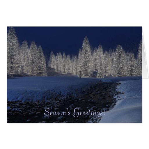 Snowy Creek Christmas Card