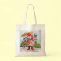 Snowy day Bluebird Afternoon bags