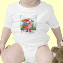 Snowy day Bluebird Afternoon t-shirts
