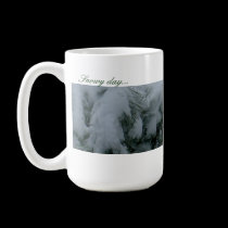Snowy day... mugs by MarDar Snowy day... mugs