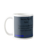 Snowy Egret Haiku mug