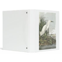 Snowy Egret, John Audubon Vinyl Binders