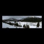 Snowy Ellery Lake Panoramic Print
