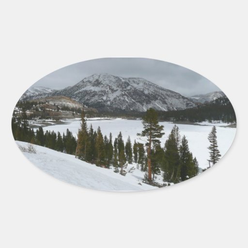 Snowy Ellery Lake Sticker