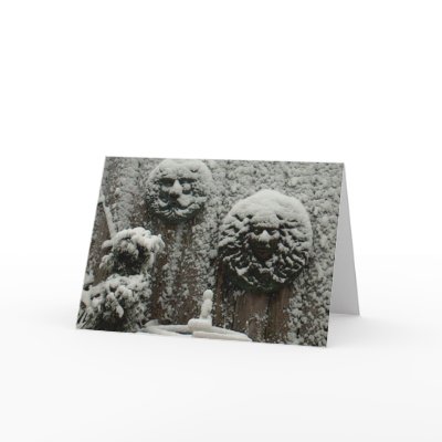 Snowy Faces Cards by kchwxdr