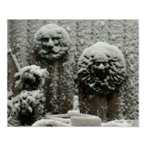 Snowy Faces posters