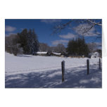 Snowy Field Card cards