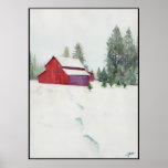 "Snowy Footsteps" Posters