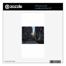 Snowy Forest iPhone 4S Skins