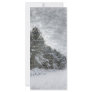 Snowy Forest Scene Rack Card Template