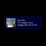 Snowy Granite Domes Return Address Label