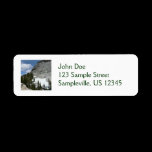 Snowy Granite Domes Return Address Label