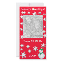 Snowy Greetings Photocard