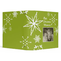 Snowy Holiday Memories binders
