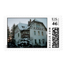 Snowy House Germany postage