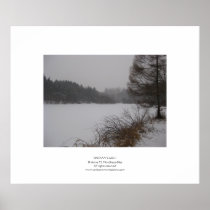 Snowy Lake I Posters
