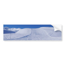 snowy landscape bumper stickers