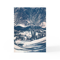 Snowy Landscape cards