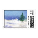 Snowy Landscape stamps