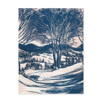 Snowy Landscape postcards by ChristmasCafe Snowy Landscape postcards
