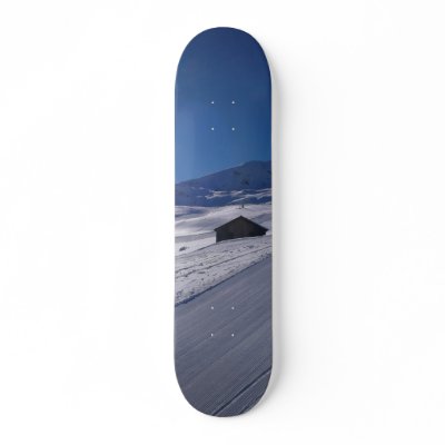 snowy landscape skate deck by mag26s