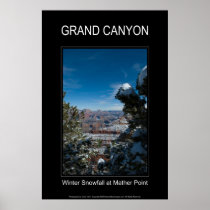 Snowy Mather Point 2876 Black Poster