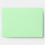 Snowy Mint Green Envelope