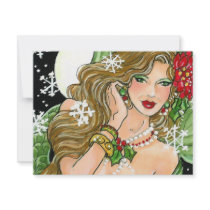 SNOWY MOON invitations